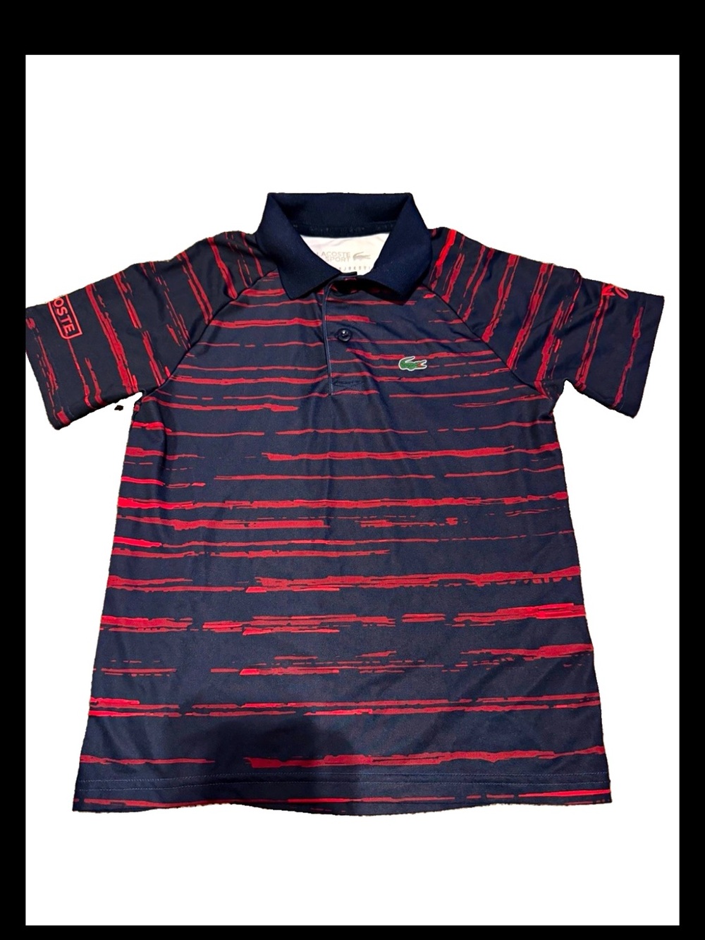 Lacoste Sport Novak Djokovic Ultra Dry Boys Polo Size 8